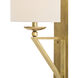 Anthology 1 Light 9 inch Vintage Brass Wall Sconce Wall Light